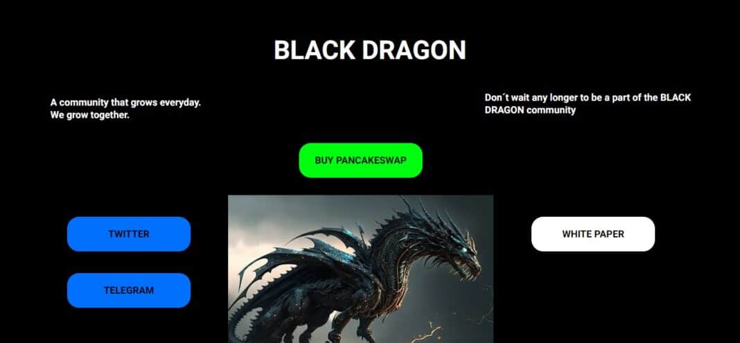 BLACK DRAGON ($PIXEL) Review : Is It Good Or Bad Coin Read Our Article