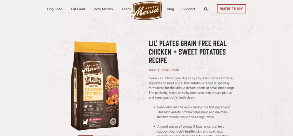 Merrick Lil' Plates Grain-Free Small Breed Recipe