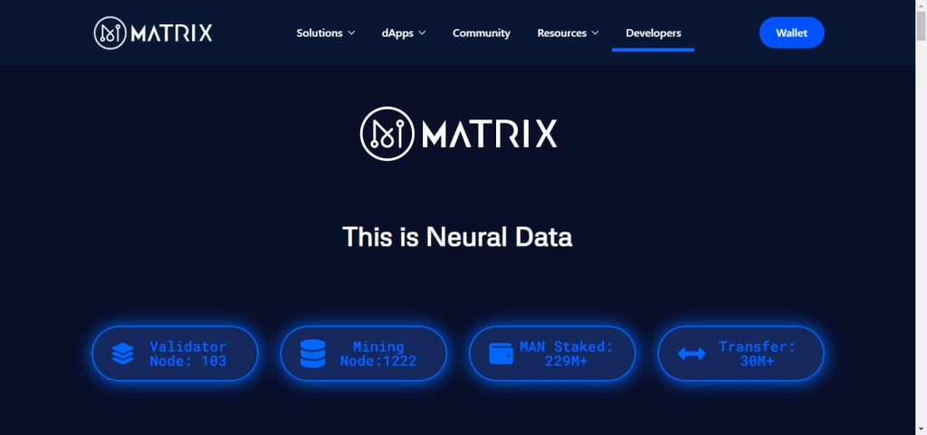 Matrix AI Network