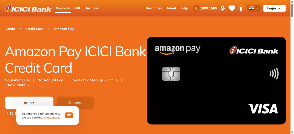 Amazon Pay ICICI Credit Card