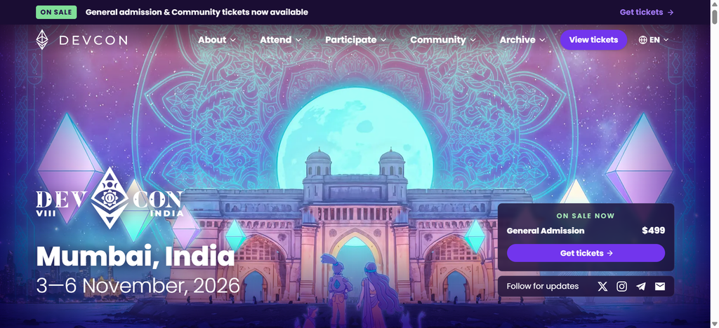 Devcon 2026 (Mumbai, India)