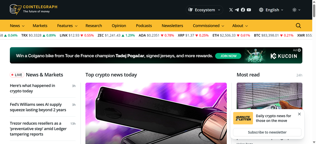 Cointelegraph