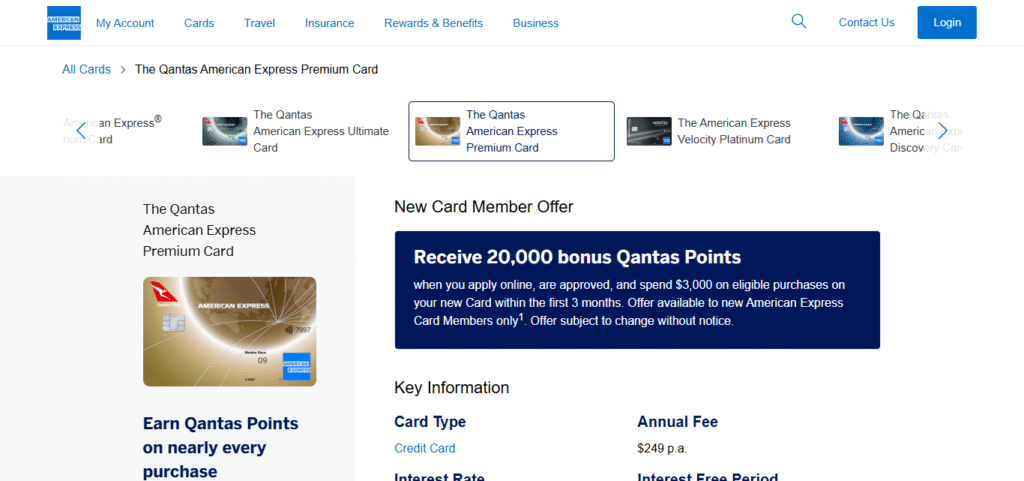 Qantas American Express Premium