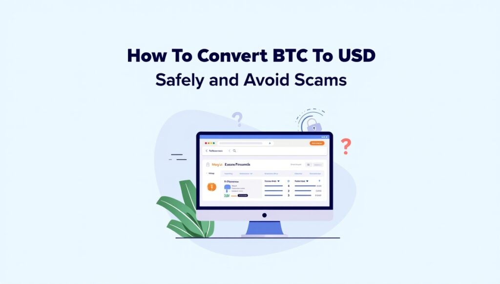 How To Convert BTC To USD Safely & Avoid Scams