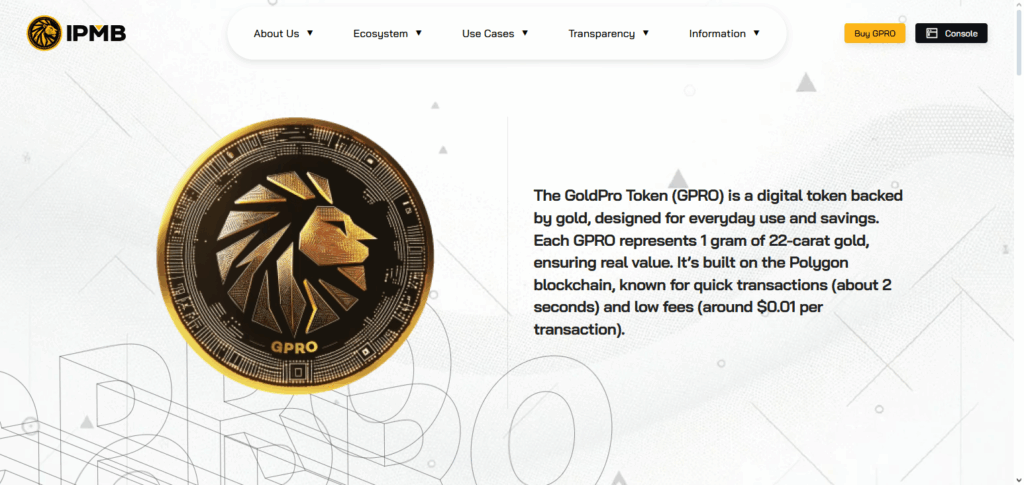 GoldPro Token (GPRO)