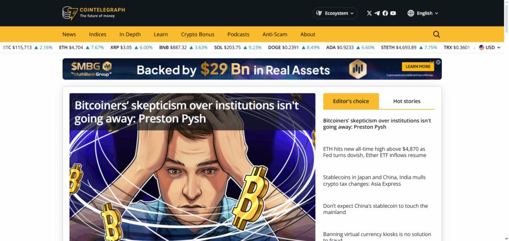 CoinTelegraph