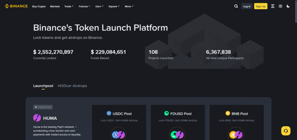 Binance Launchpad