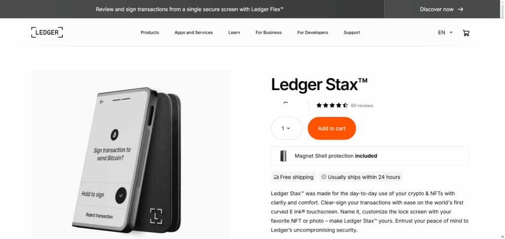 Ledger Stax