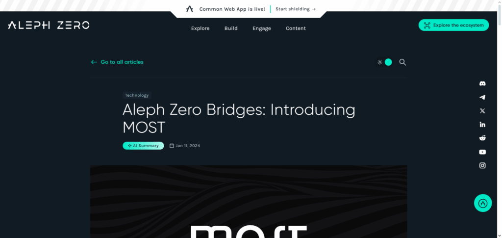 Aleph Zero Bridge