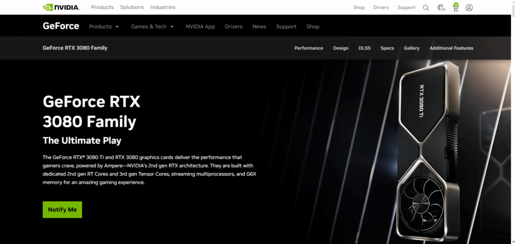 NVIDIA RTX 3080