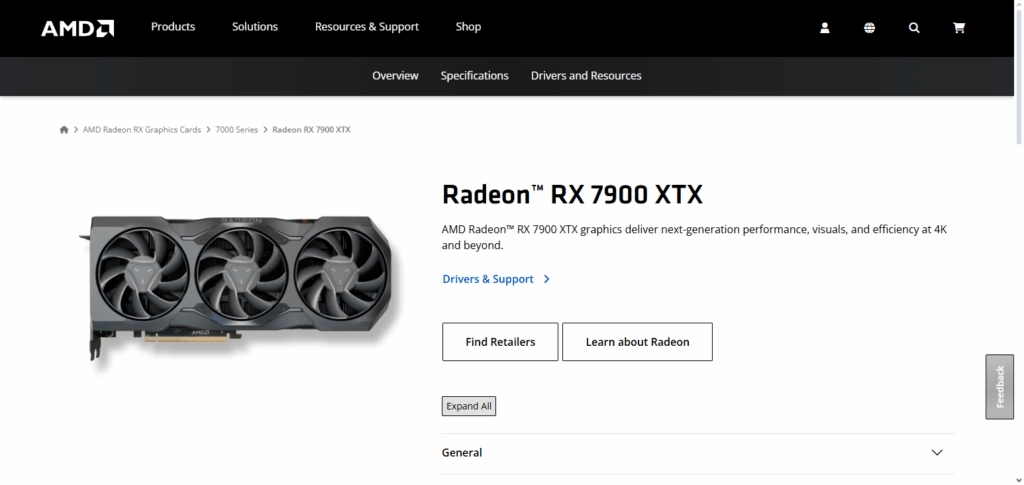 AMD RX 7900 XTX
