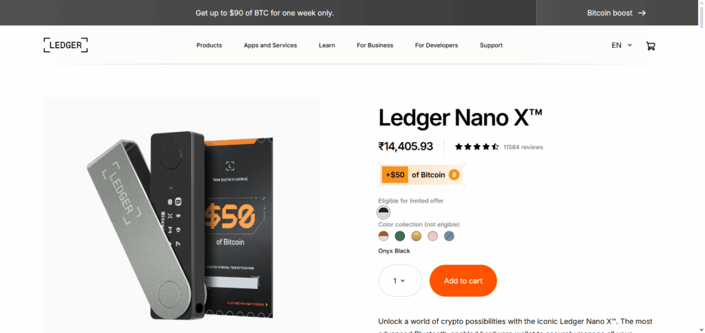 Get Started with Your Ledger Nano X.