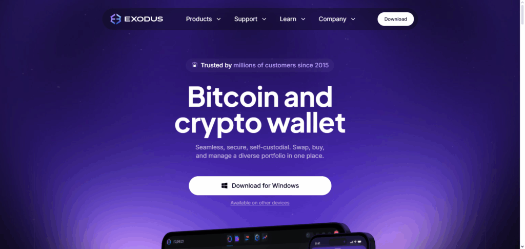Step 1: Open Exodus Wallet