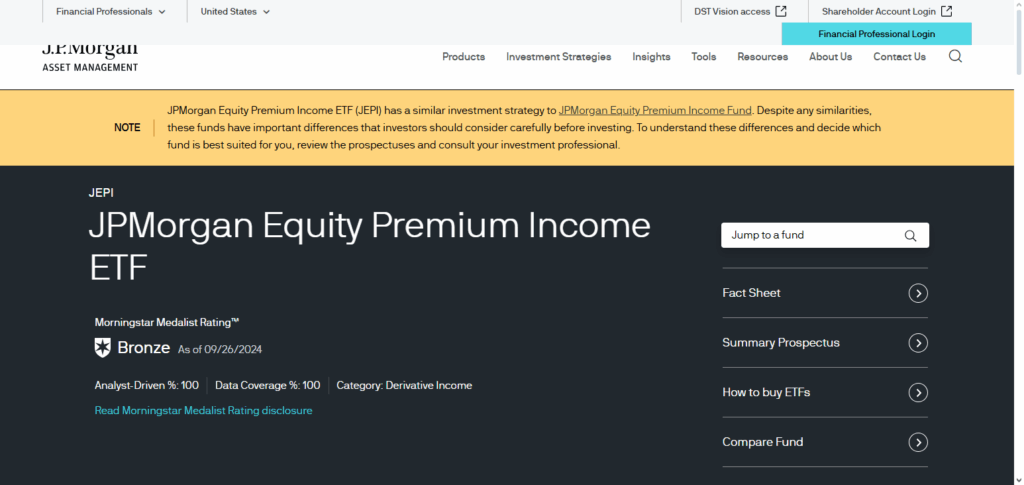 JPMorgan Equity Premium Income ETF