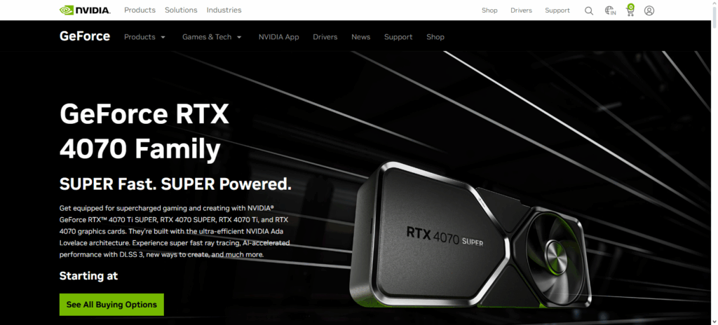 GeForce RTX 4070 Ti Super