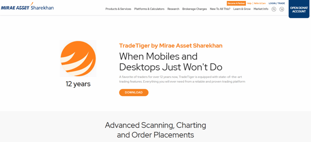Sharekhan TradeTiger