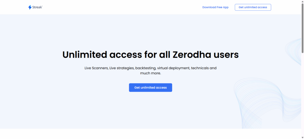 Zerodha Streak
