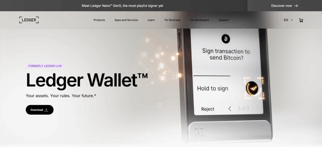 Step 5: Install Ledger Live App