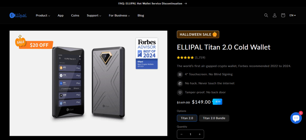 Ellipal Titan 2.0