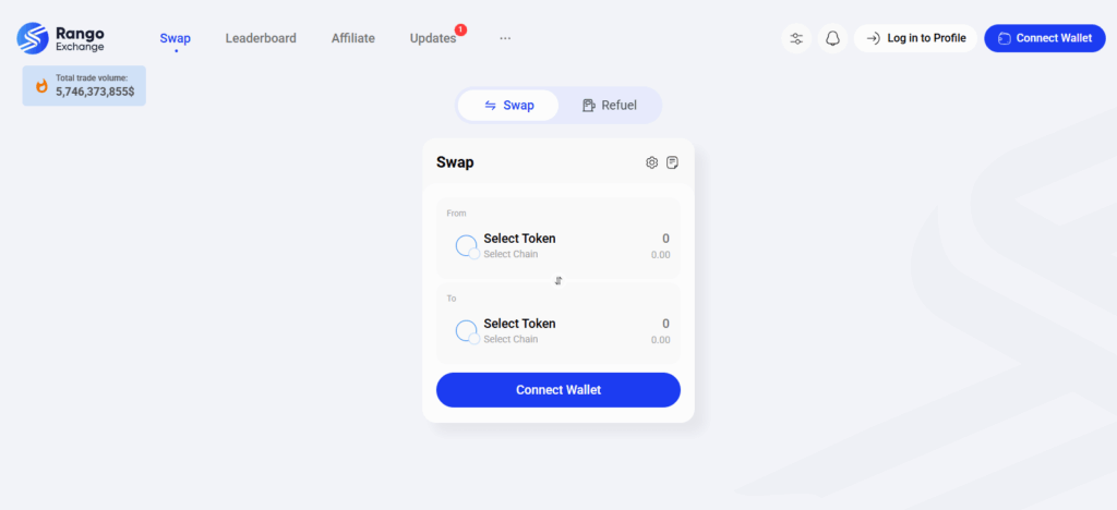 Step 2: Bridge Assets Using Rango Exchange