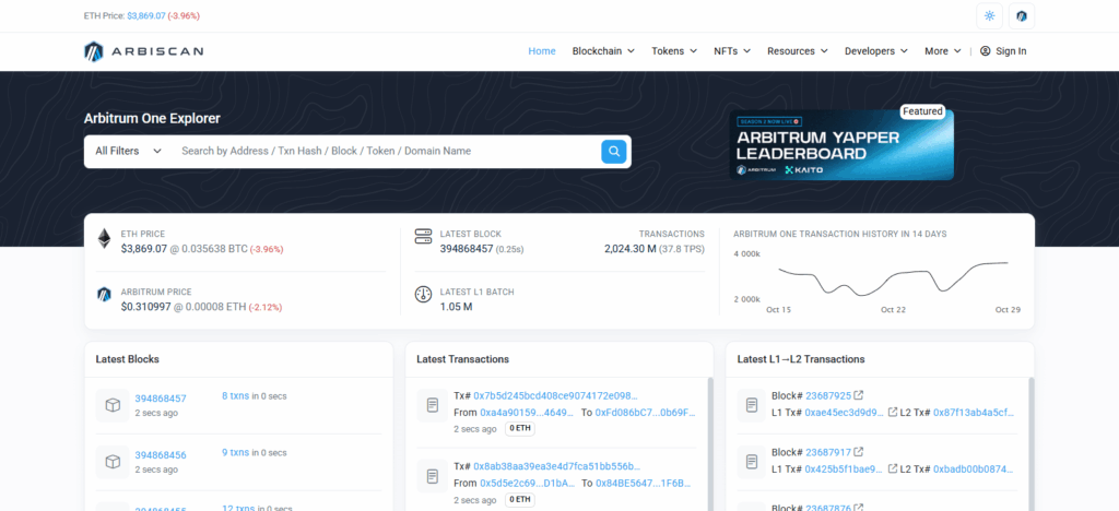 Step 5: Confirm Receipt on Arbitrum