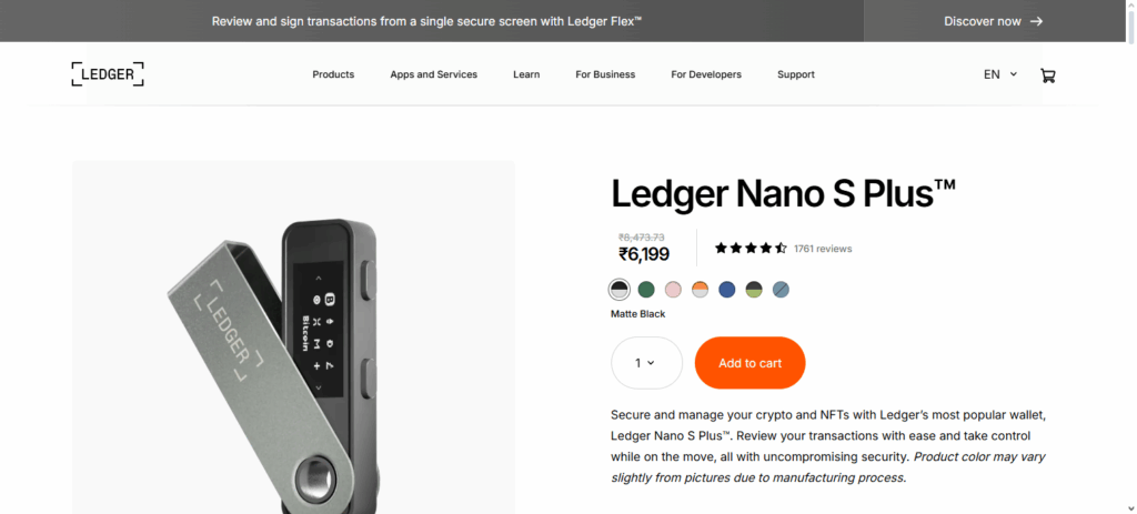 Ledger Nano S Plus
