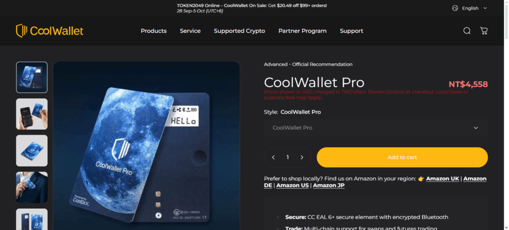 CoolWallet Pro