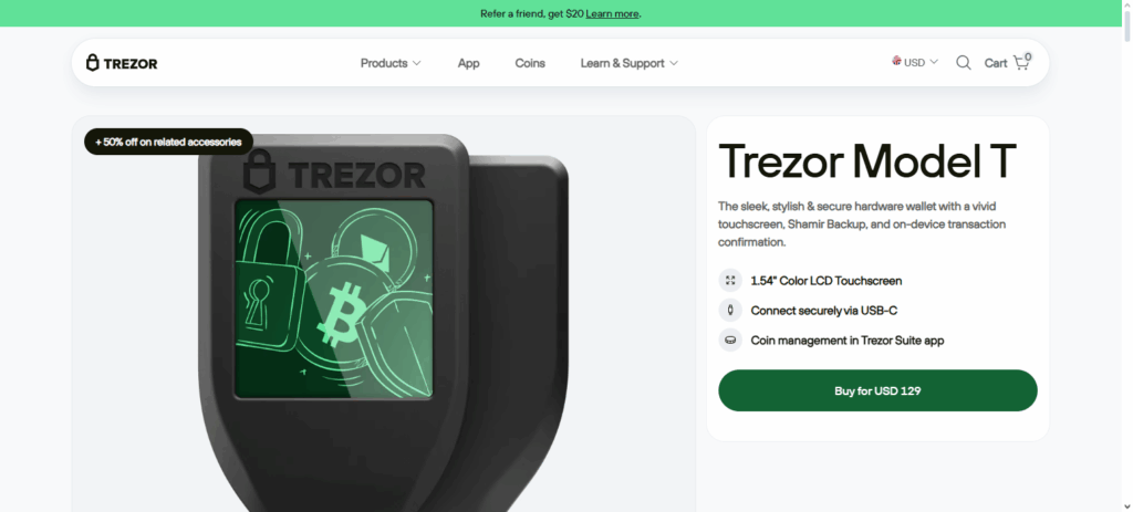 Trezor Model T