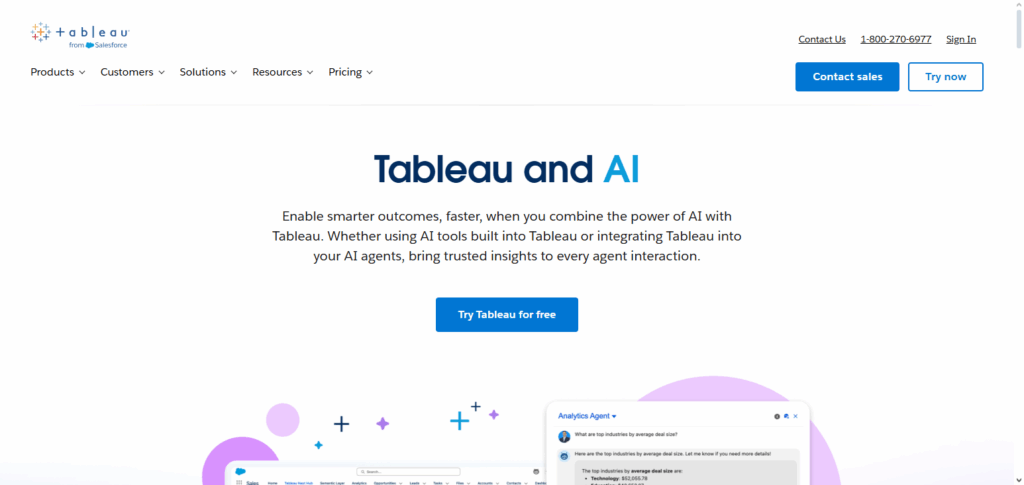 Tableau + AI Extensions