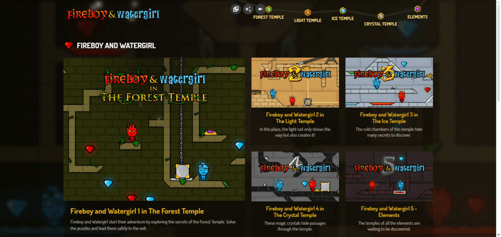 Fireboy and Watergirl Series