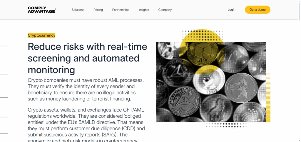 ComplyAdvantage Crypto AML
