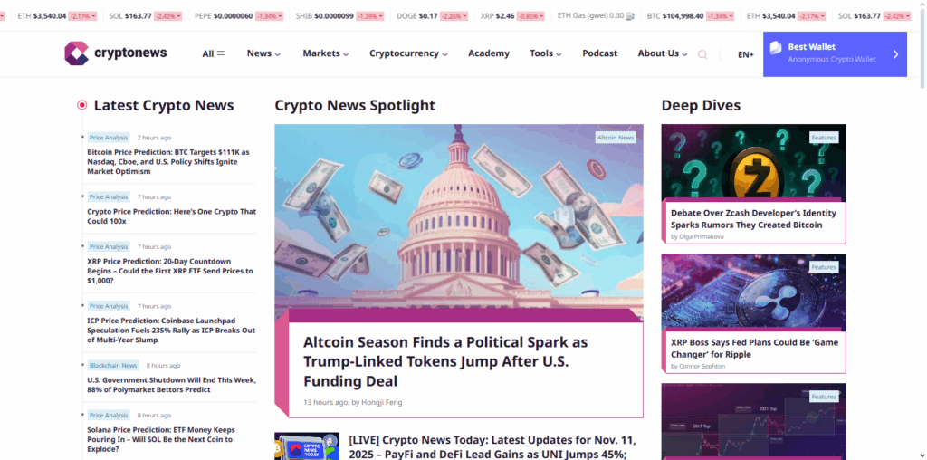 Crypto News