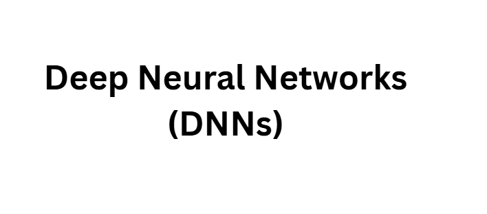 Deep Neural Networks (DNNs)