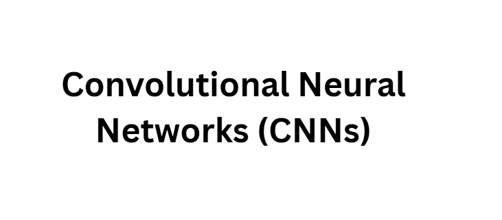Convolutional Neural Networks (CNNs)