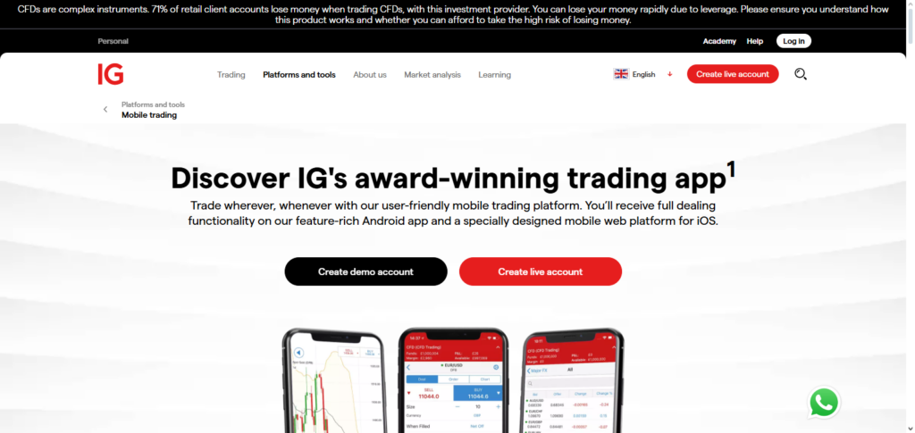 IG Trading App
