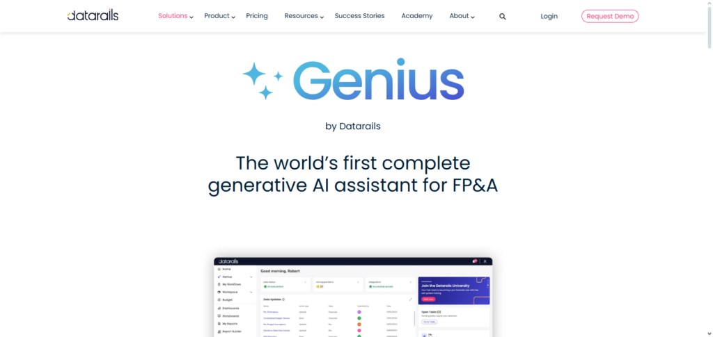 Datarails FP&A Genius