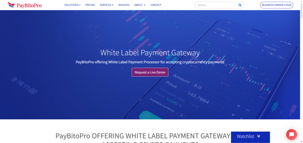 PayBito Merchant Gateway