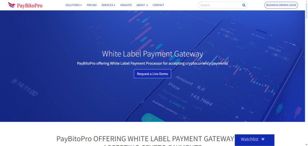 PayBito Merchant Gateway