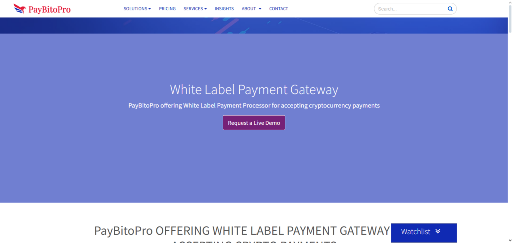 PayBito Merchant Gateway