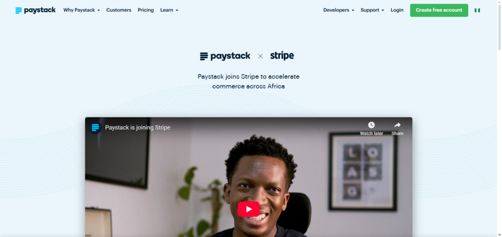 Paystack (Stripe Africa)
