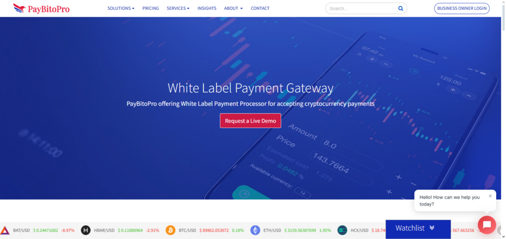 PayBito Merchant Gateway