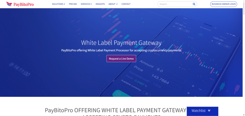 PayBito Merchant Gateway