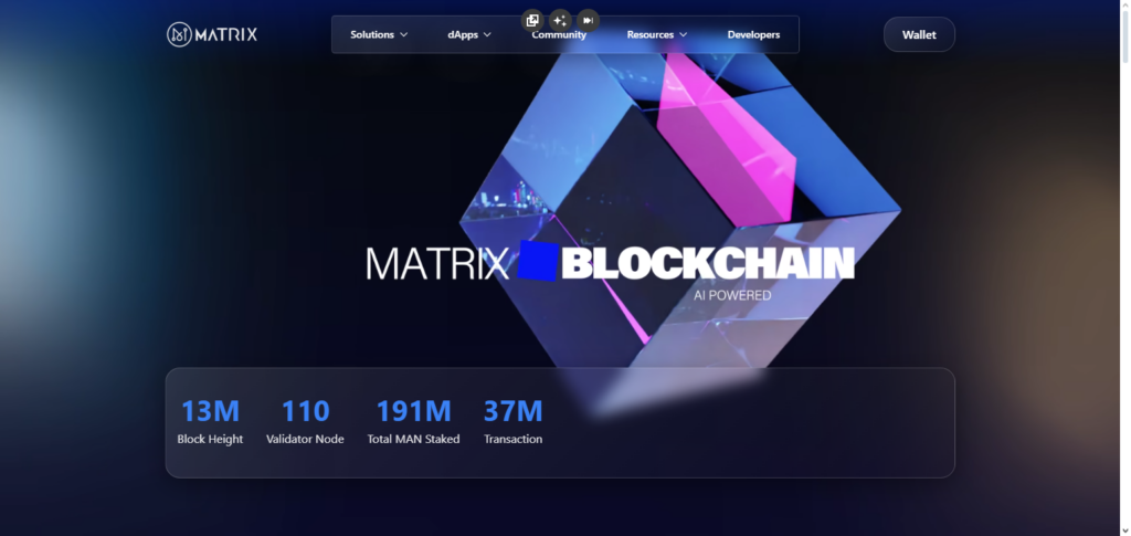 Matrix AI Network (MAN)