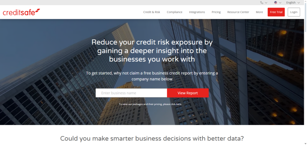 CreditSafe Business Intelligence