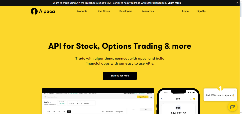 Alpaca API