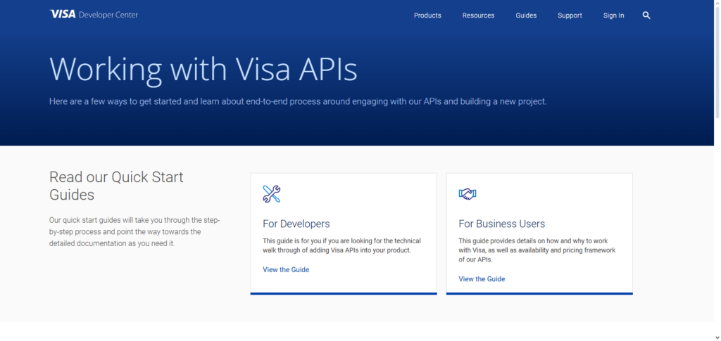 Visa Developer API