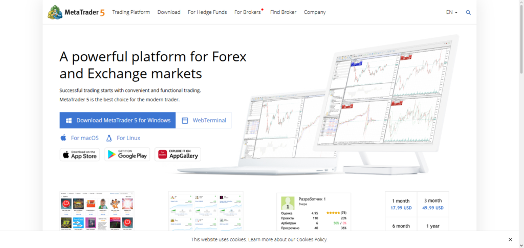 MetaTrader 5 (via bridge)