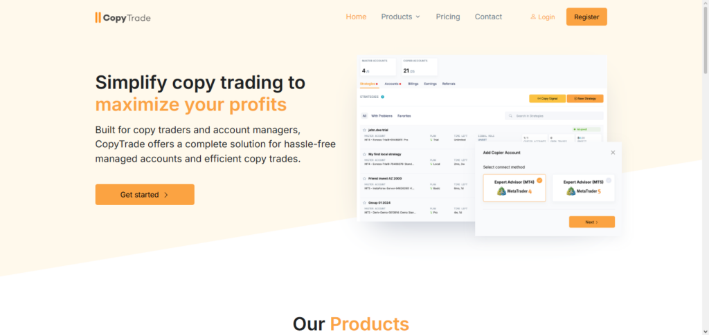 CopyTrade (MetaTrader Manager)