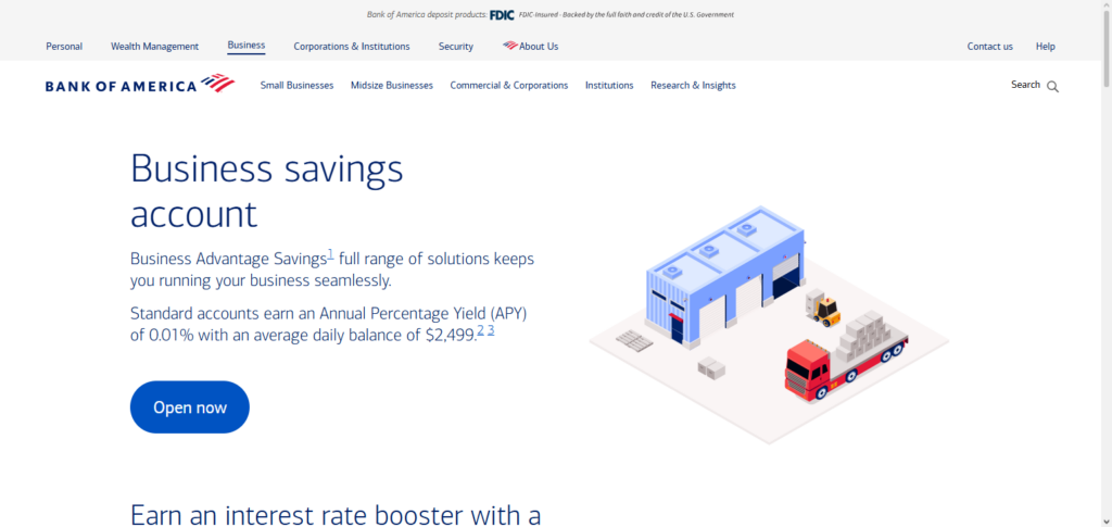 Bank of America Business Advantage Savings