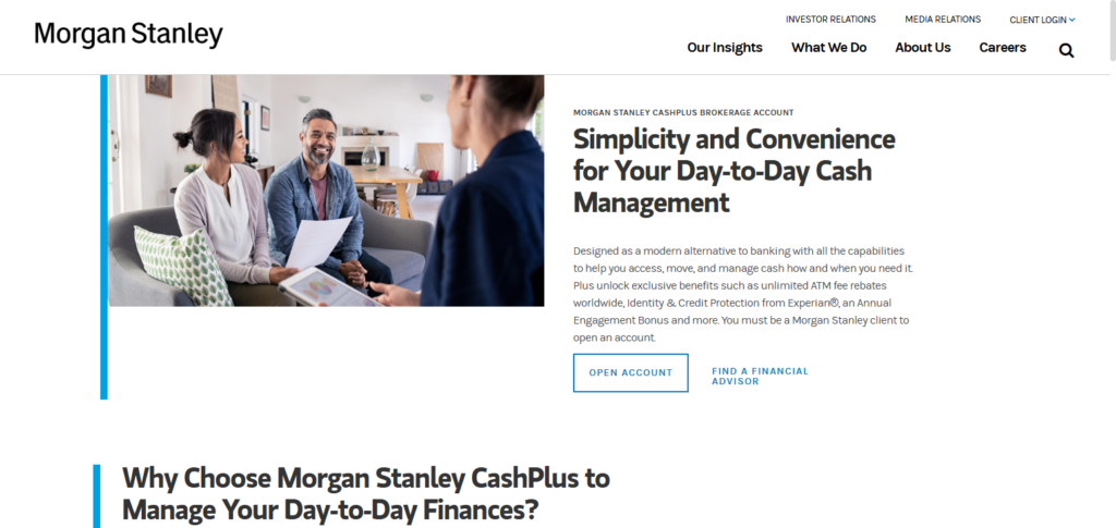 Morgan Stanley CashPlus Business